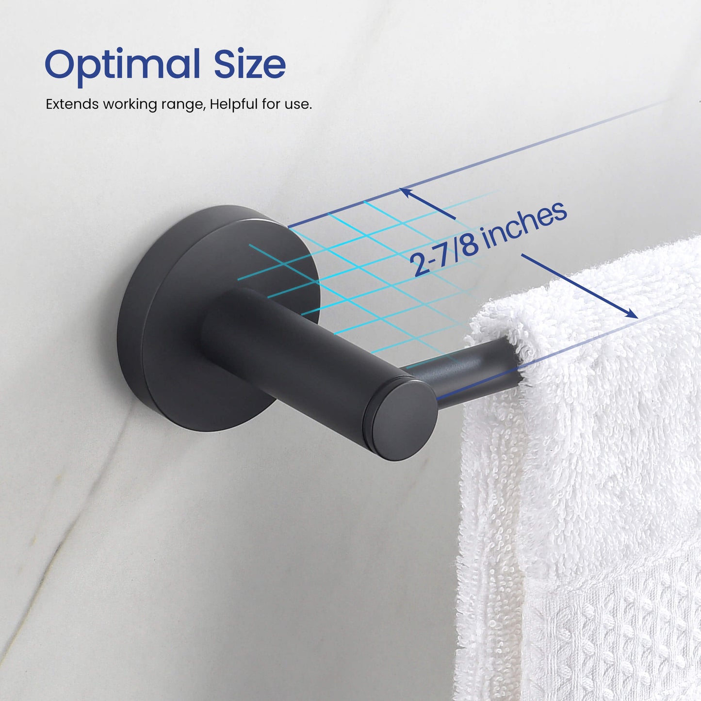 Halo 5 Piece Bathroom Hardware Set 4