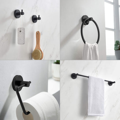 Halo 5 Piece Bathroom Hardware Set 5