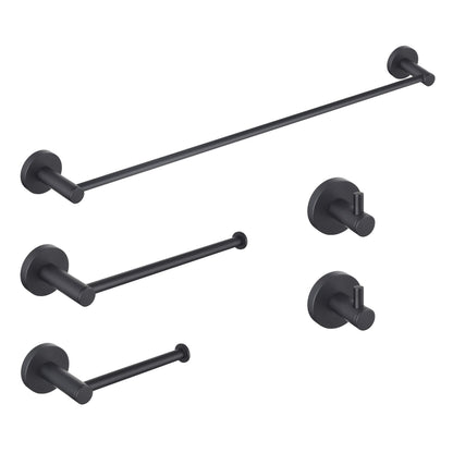Halo 5 Piece Bathroom Hardware Set 1