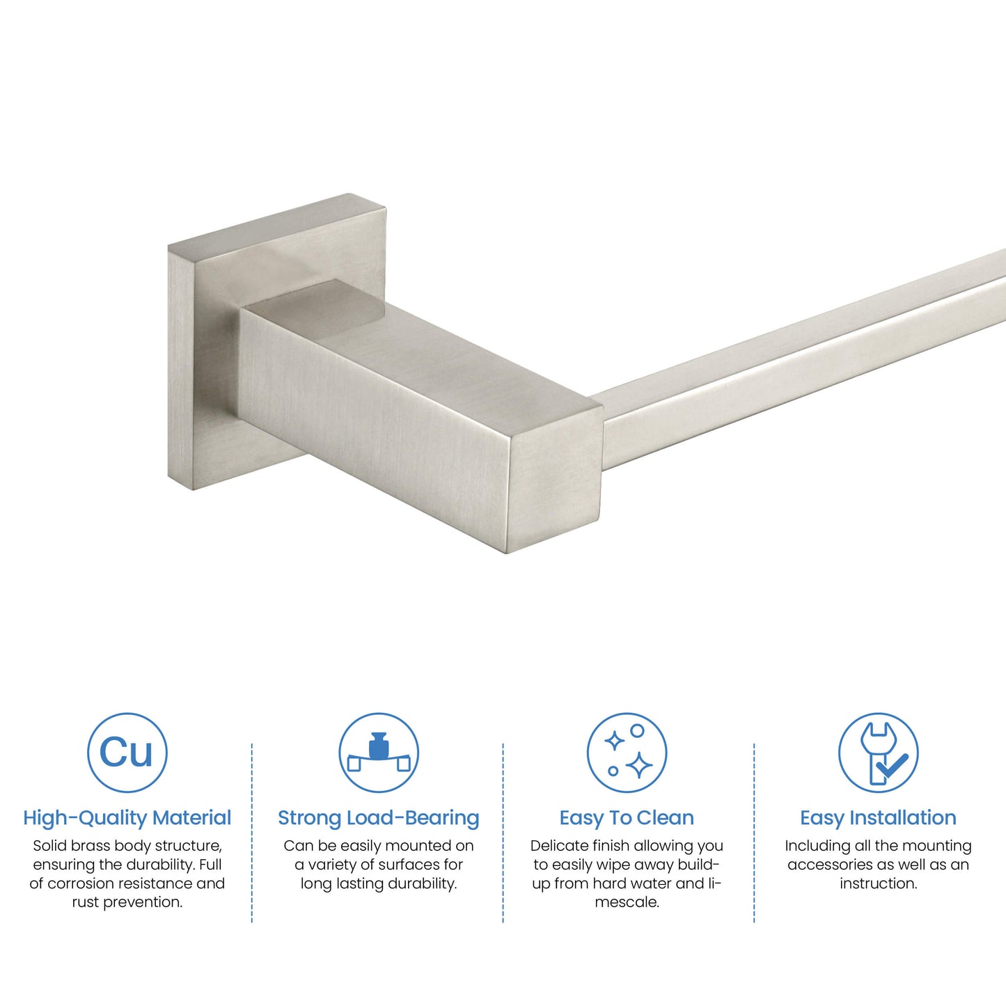 Quadra 2-Piece Bathroom Hardware Set 2