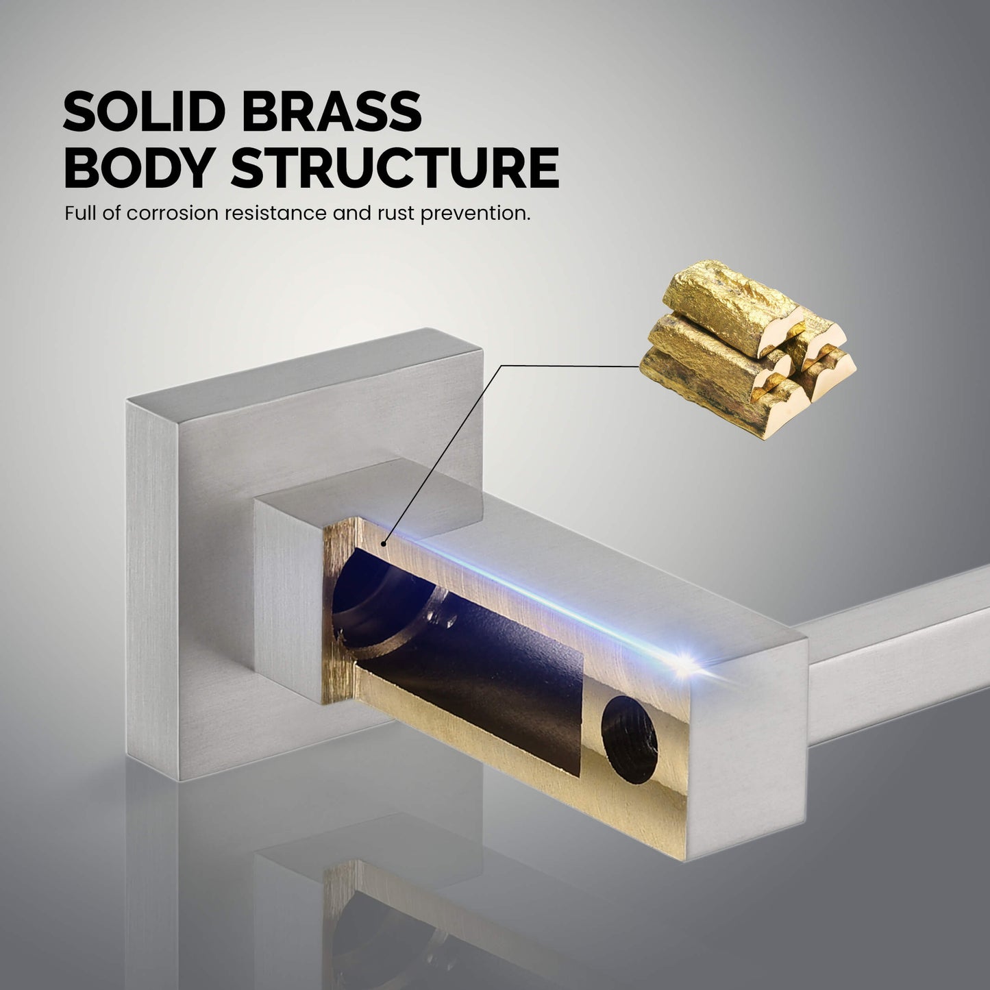 Quadra 2-Piece Bathroom Hardware Set 2
