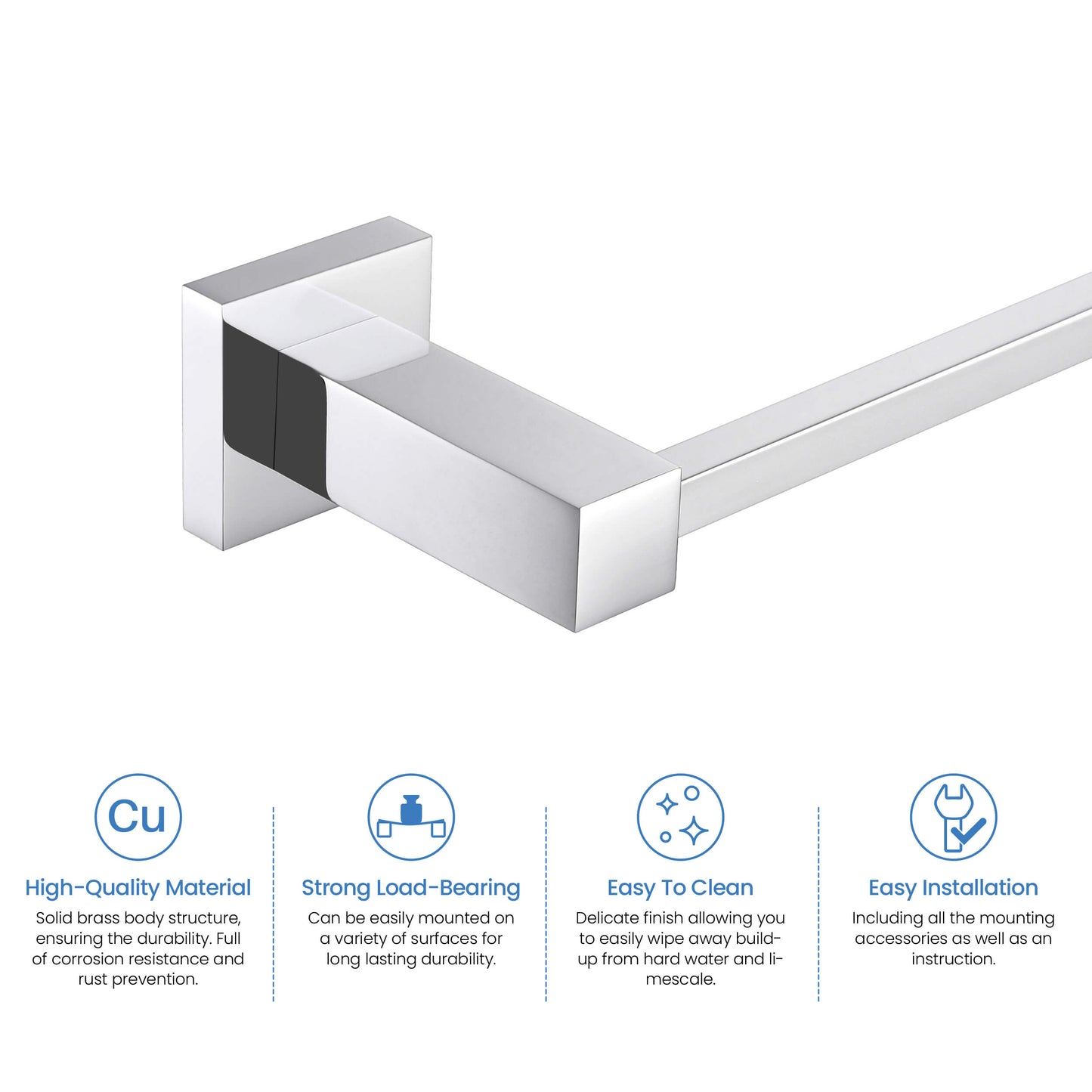 Quadra 2-Piece Bathroom Hardware Set 2