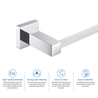 Quadra 2-Piece Bathroom Hardware Set 2
