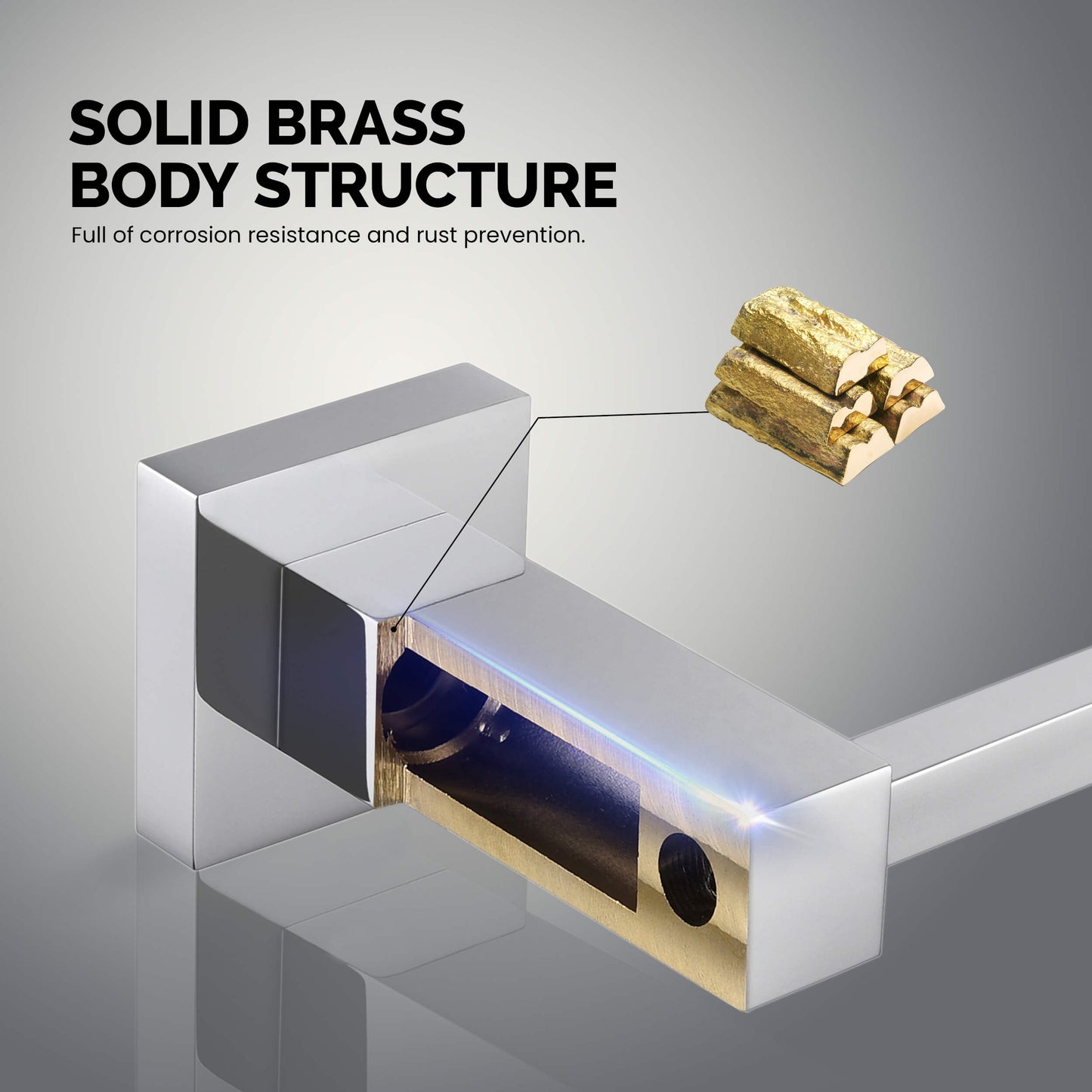 Quadra 2-Piece Bathroom Hardware Set 2