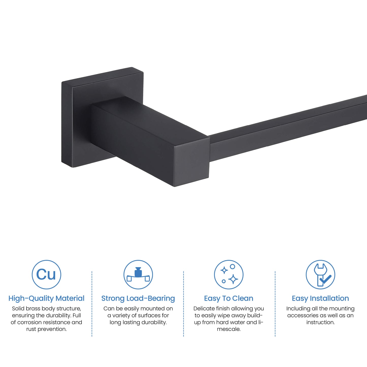 Quadra 2-Piece Bathroom Hardware Set 2