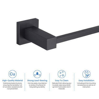 Quadra 2-Piece Bathroom Hardware Set 2