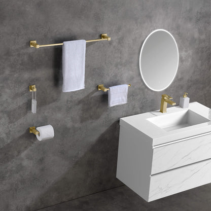 Quadra 4 Piece Bathroom Hardware Set