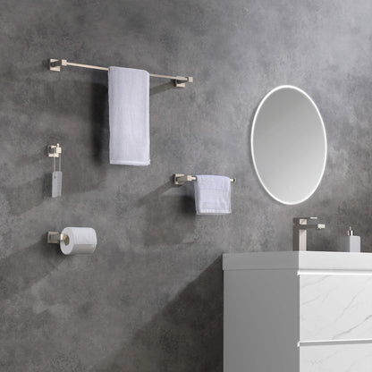 Quadra 5-Piece Bathroom Hardware Set 1
