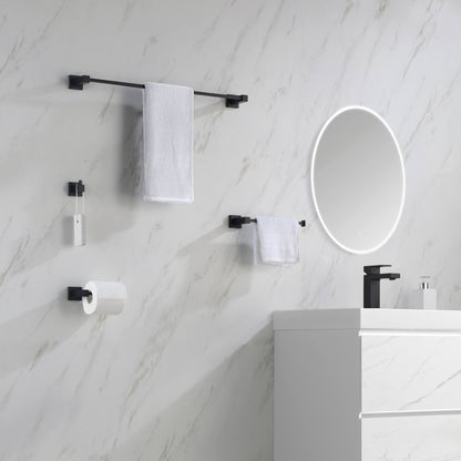 Quadra 4 Piece Bathroom Hardware Set