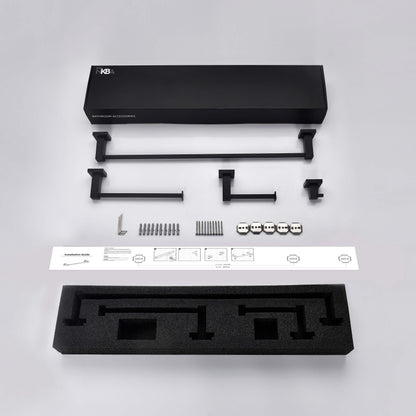 Quadra 4 Piece Bathroom Hardware Set