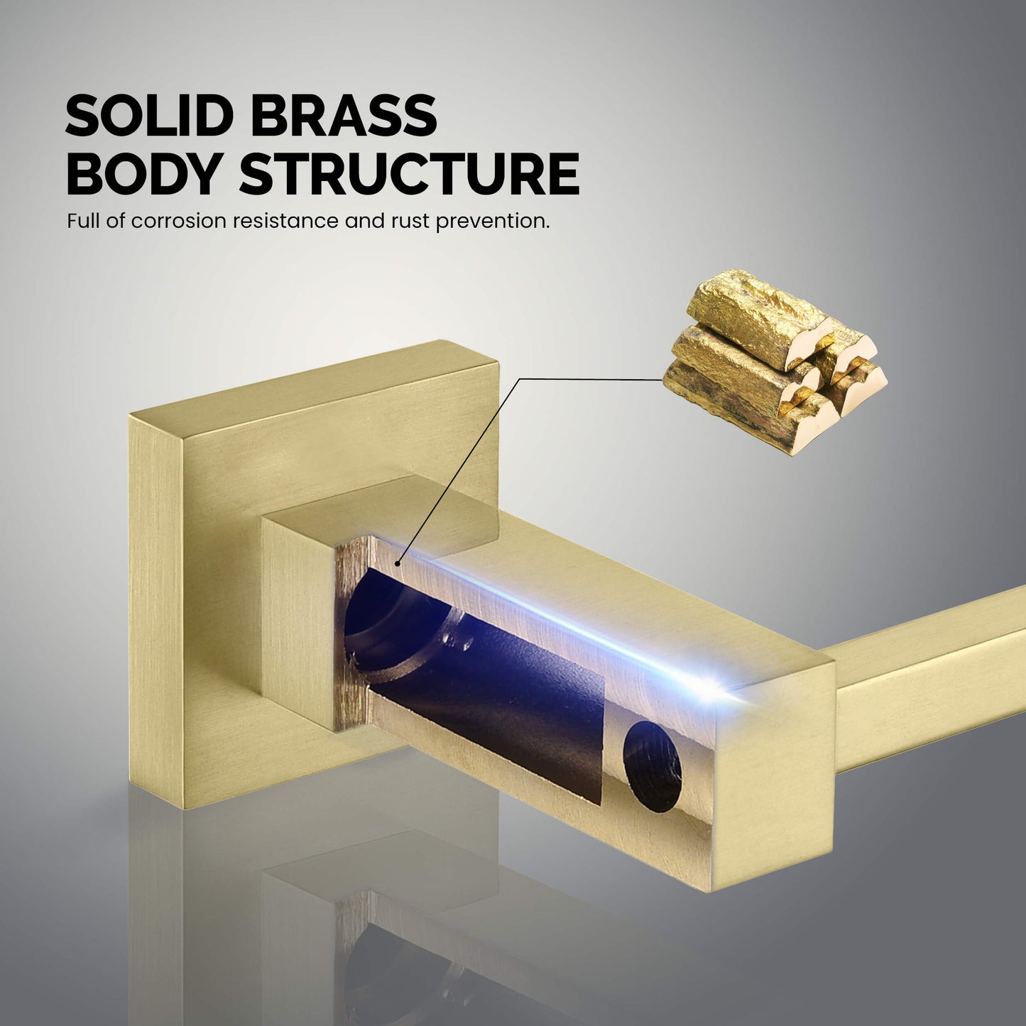 Quadra 5-Piece Bathroom Hardware Set 4