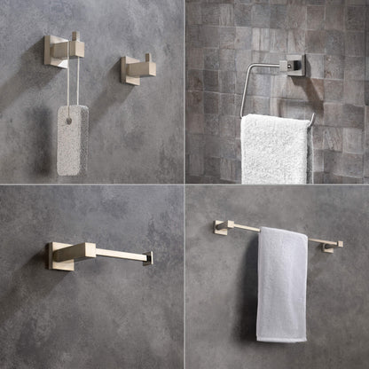 Quadra 5-Piece Bathroom Hardware Set 4