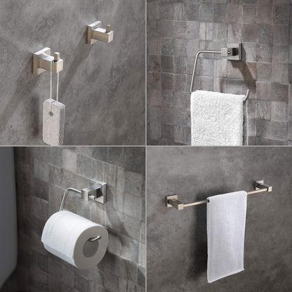 Quadra 5-Piece Bathroom Hardware Set 5