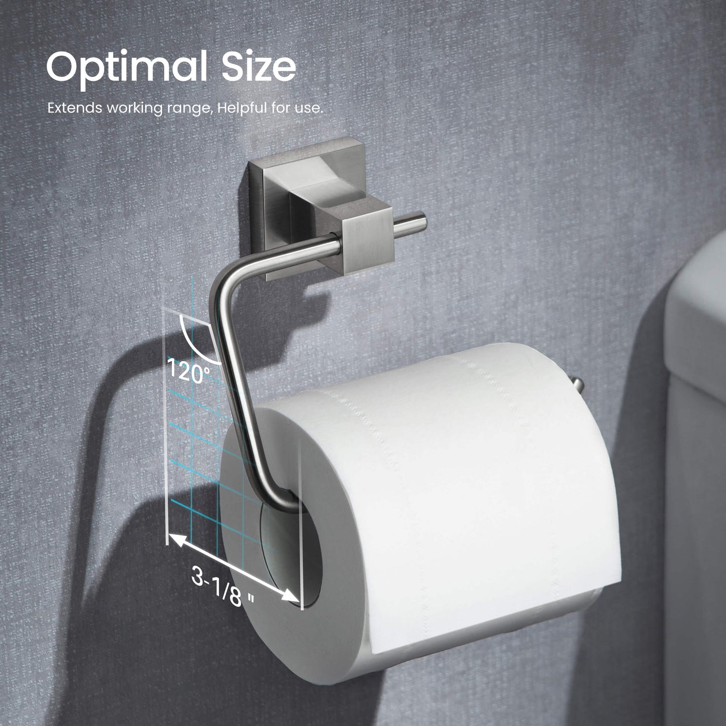 Quadra 5-Piece Bathroom Hardware Set 5