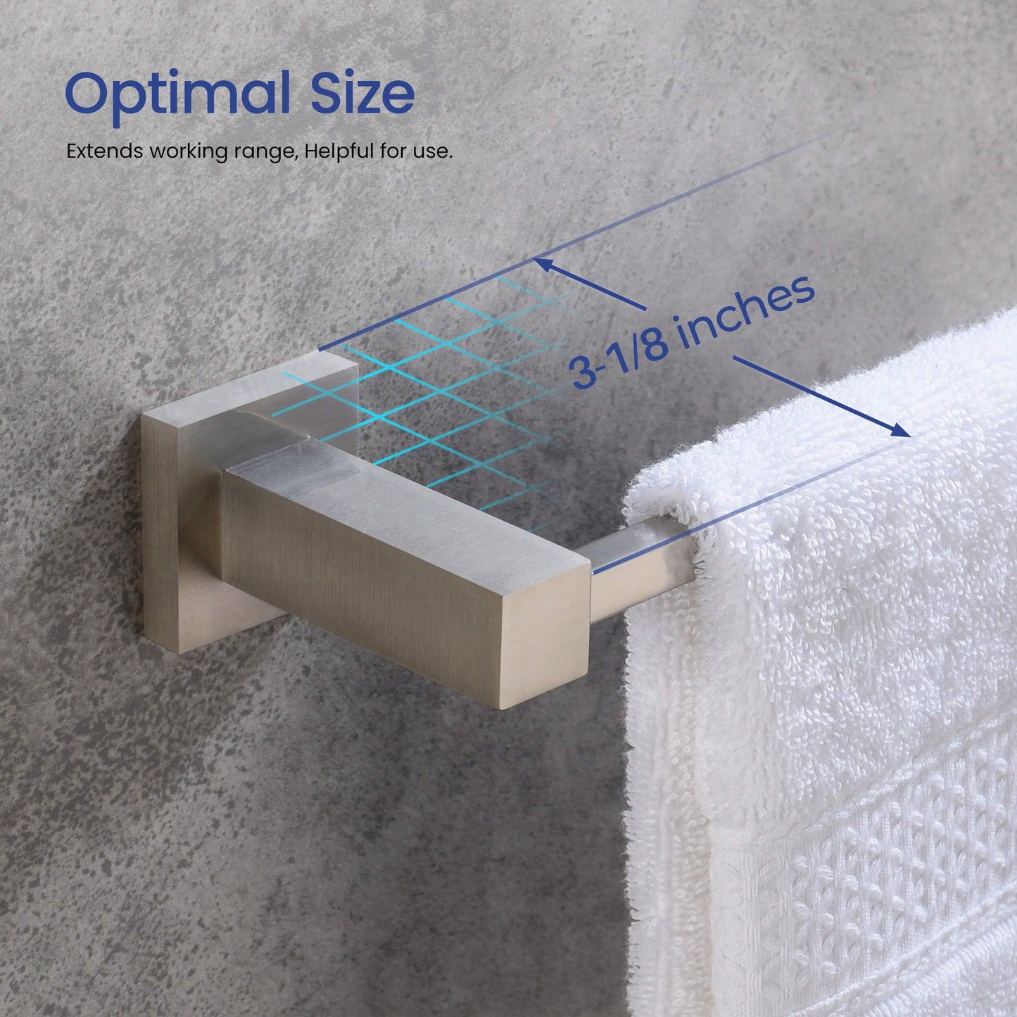 Quadra 5-Piece Bathroom Hardware Set 5