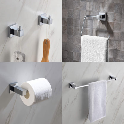 Quadra 5-Piece Bathroom Hardware Set 4