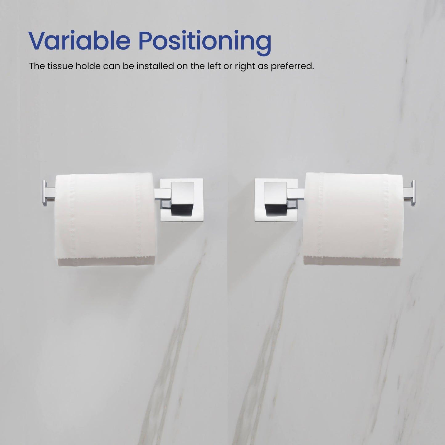 Quadra 5-Piece Bathroom Hardware Set 4