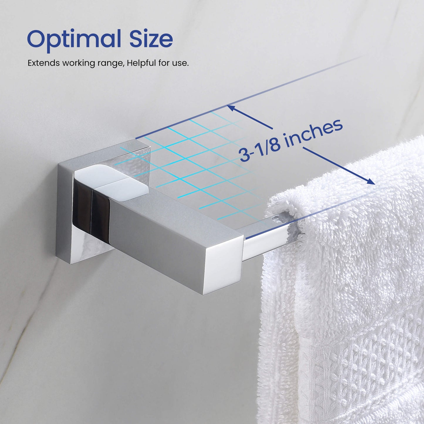 Quadra 5-Piece Bathroom Hardware Set 5