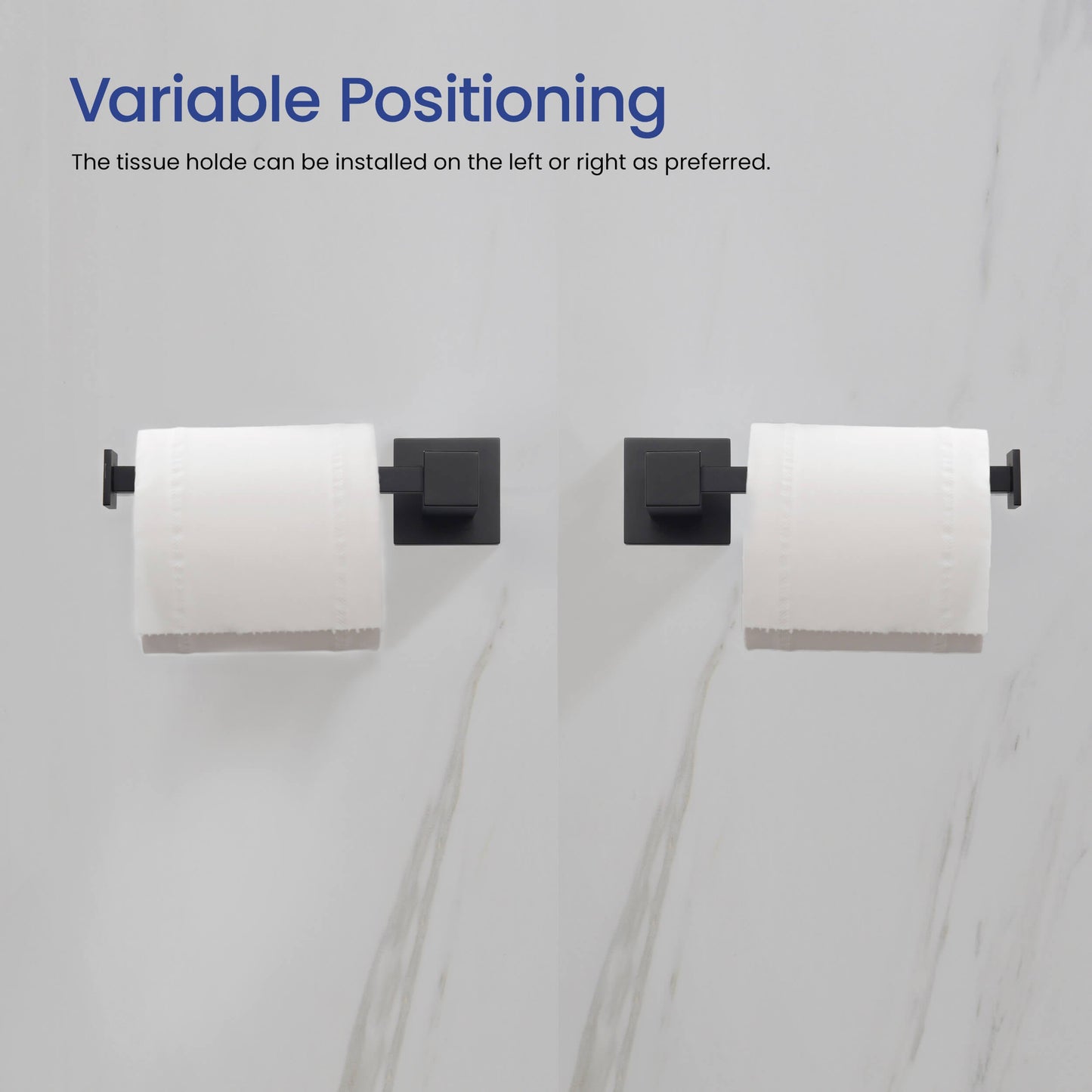 Quadra 5-Piece Bathroom Hardware Set 2