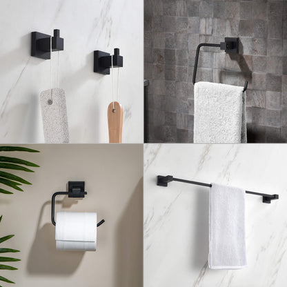 Quadra 5-Piece Bathroom Hardware Set 3