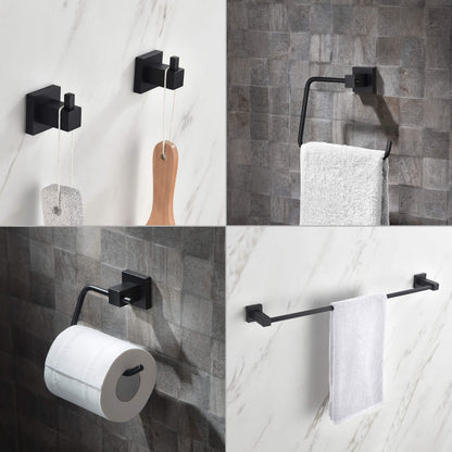 Quadra 5-Piece Bathroom Hardware Set 3