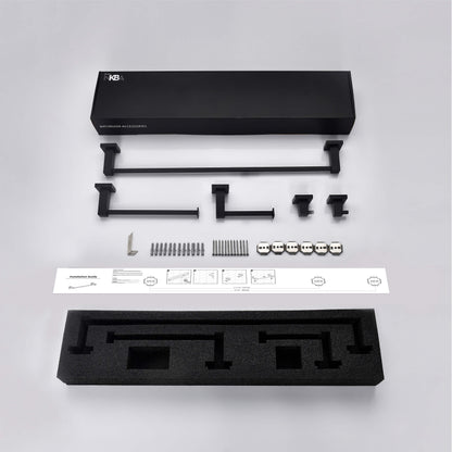 Quadra 5-Piece Bathroom Hardware Set 1