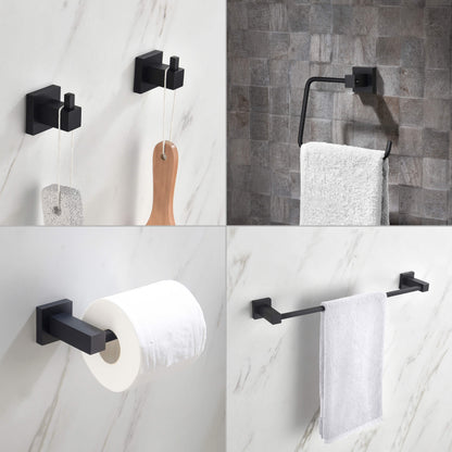 Quadra 5-Piece Bathroom Hardware Set 4
