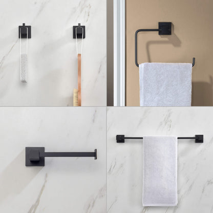 Quadra 5-Piece Bathroom Hardware Set 4