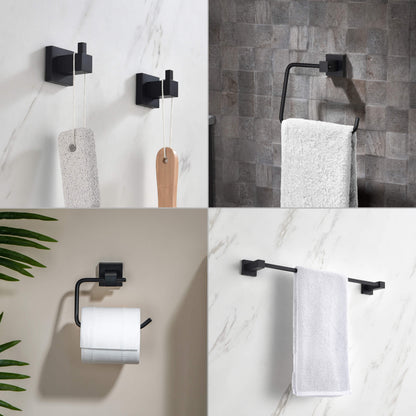 Quadra 5-Piece Bathroom Hardware Set 5