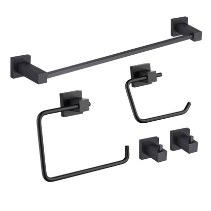 Quadra 5-Piece Bathroom Hardware Set 5