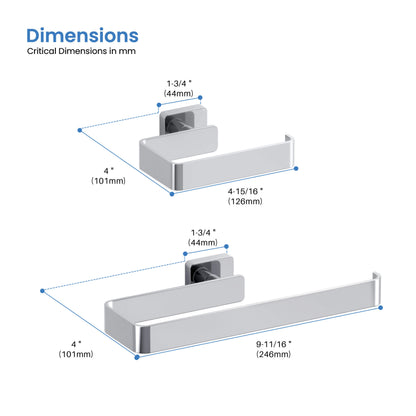 Fusion 2 Piece Bathroom Hardware Set