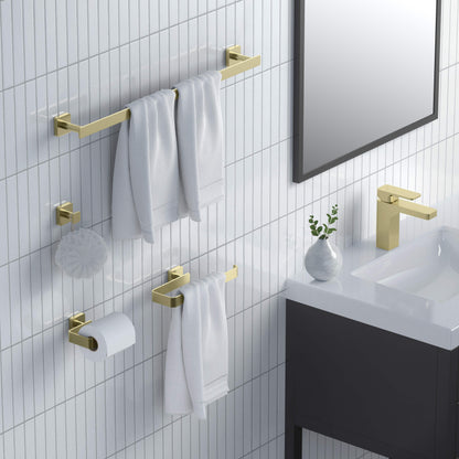 Fusion 4 Piece Bathroom Hardware Set 1