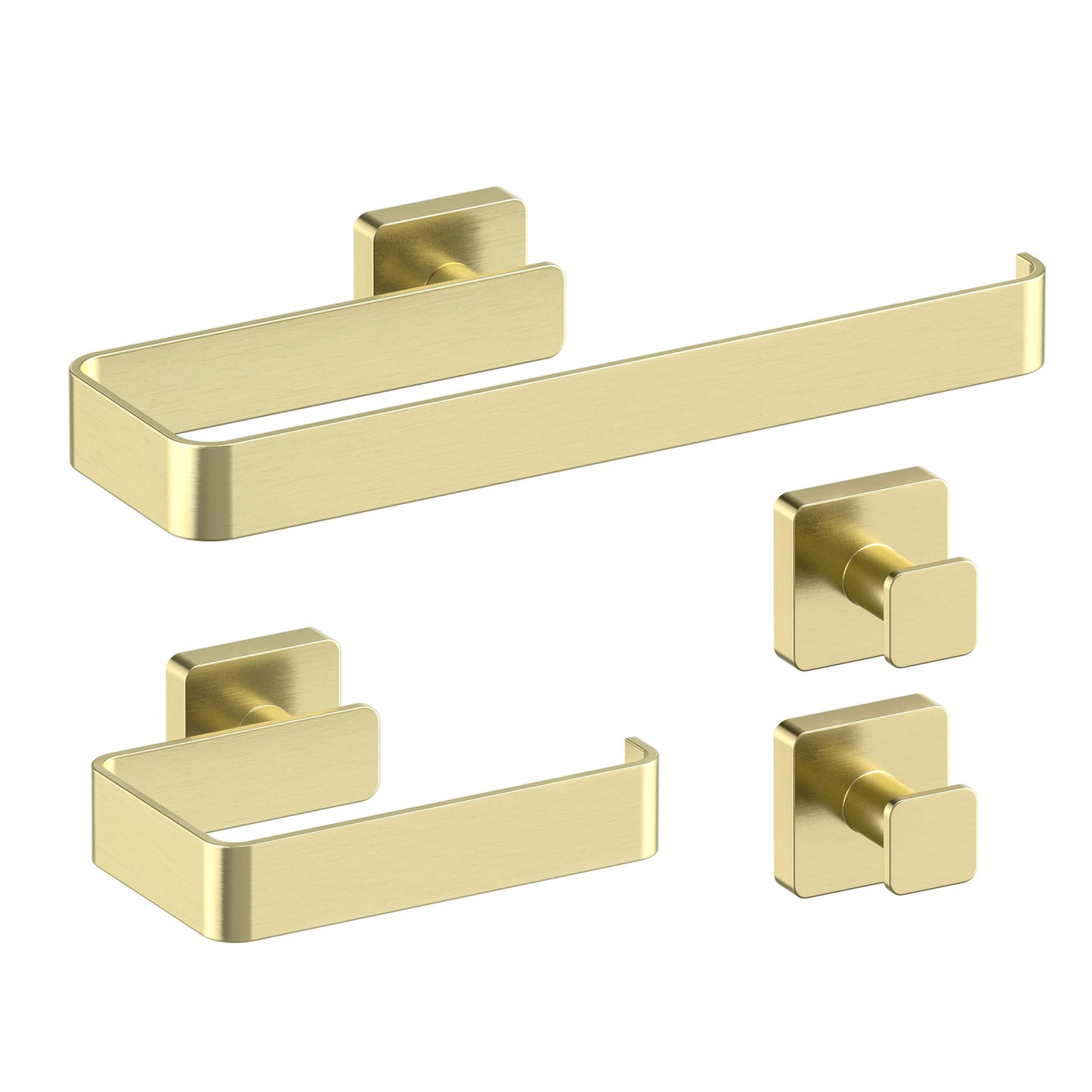 Fusion 4 Piece Bathroom Hardware Set 2