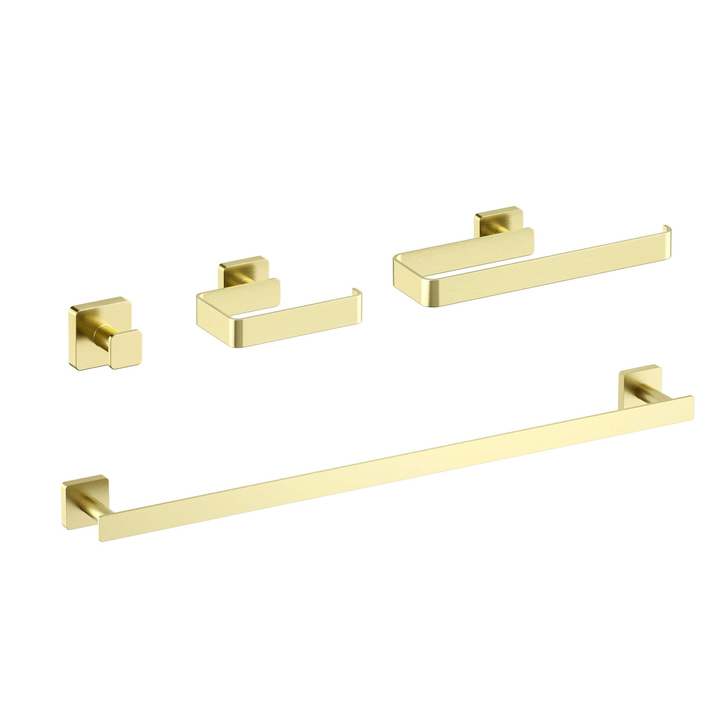 Fusion 4 Piece Bathroom Hardware Set 1