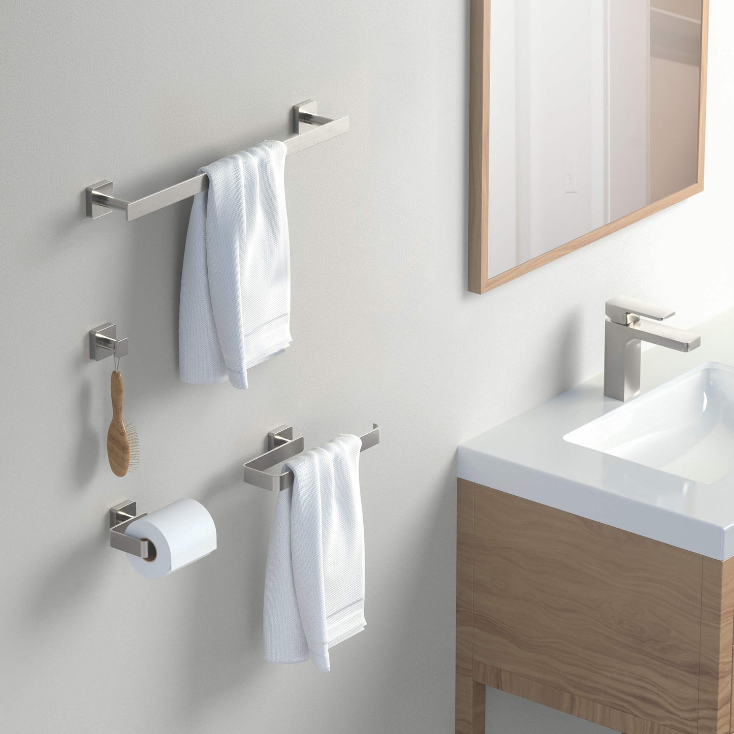 Fusion 4 Piece Bathroom Hardware Set 3