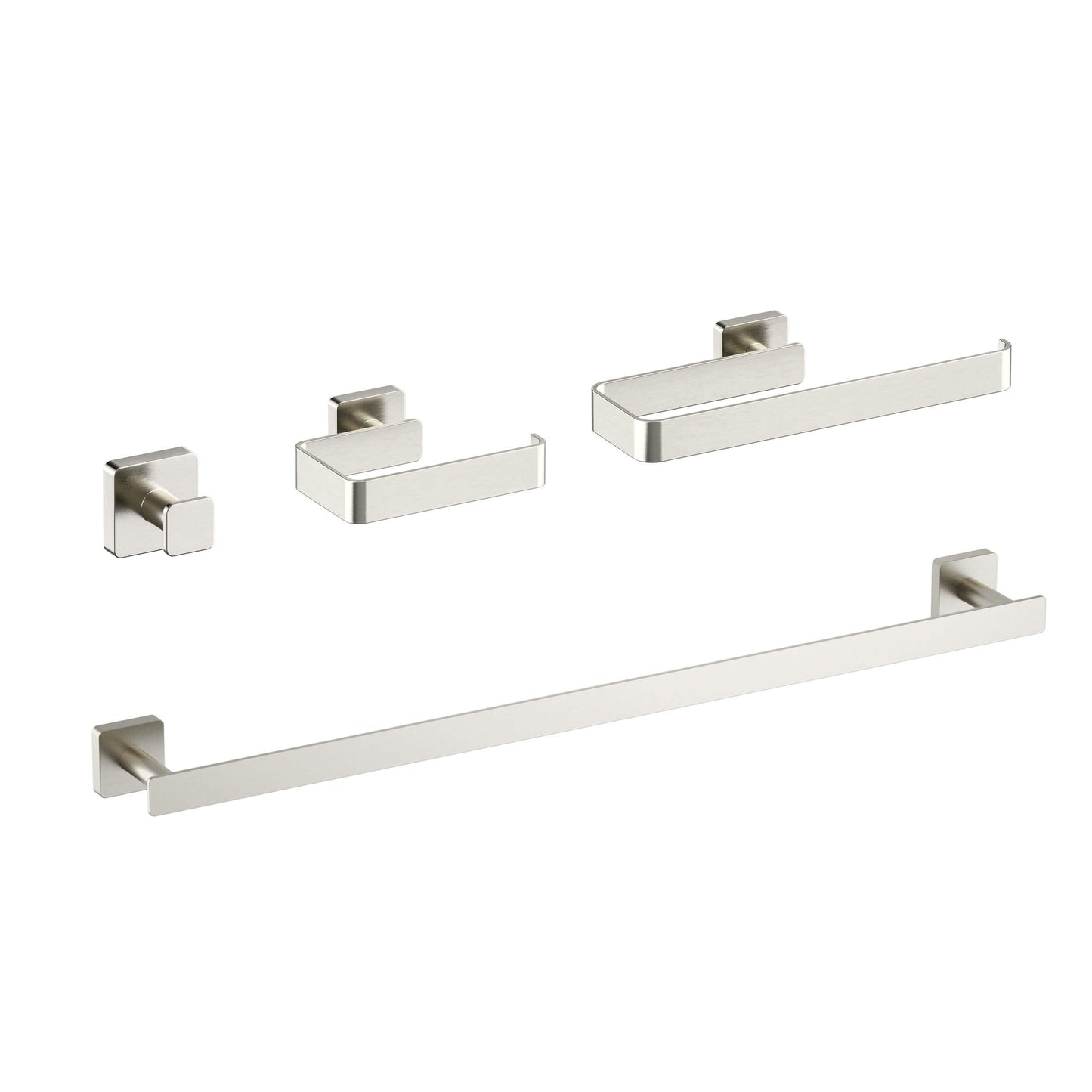 Fusion 4 Piece Bathroom Hardware Set 1