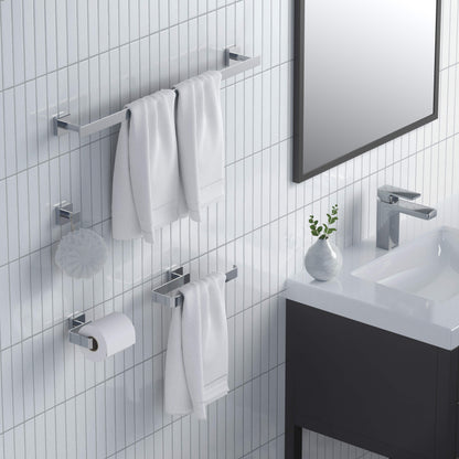Fusion 4 Piece Bathroom Hardware Set 1