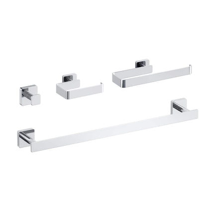 Fusion 4 Piece Bathroom Hardware Set 1
