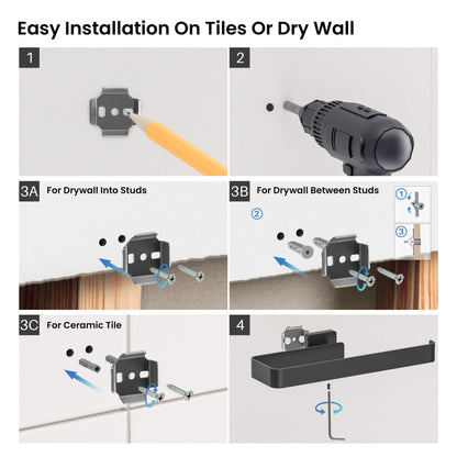 Fusion 4 Piece Bathroom Hardware Set 2