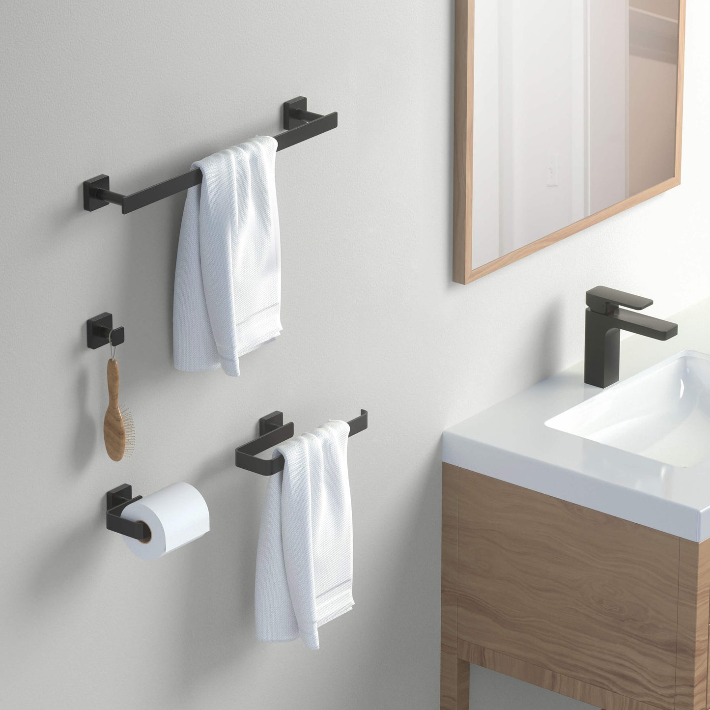 Fusion 4 Piece Bathroom Hardware Set 3
