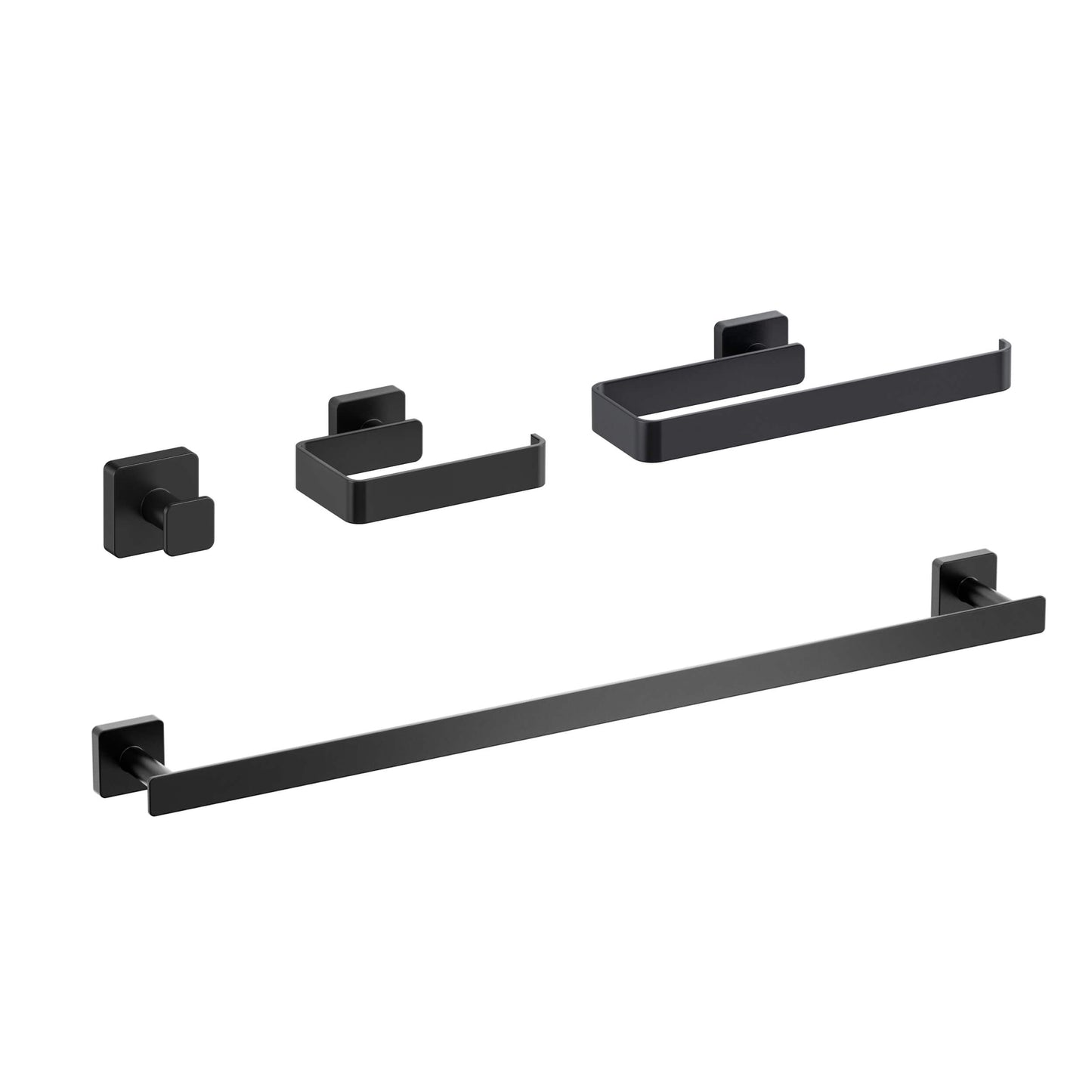 Fusion 4 Piece Bathroom Hardware Set 1