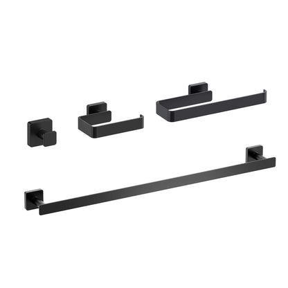 Fusion 4 Piece Bathroom Hardware Set 1
