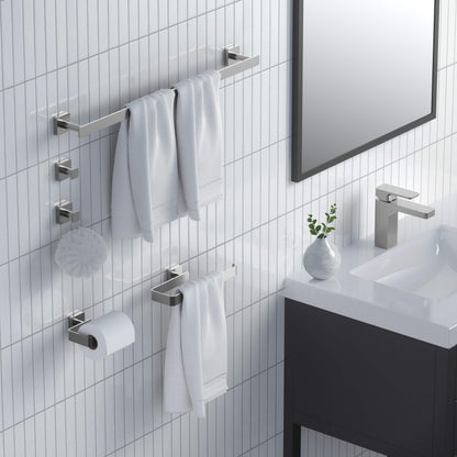Fusion 5 Piece Bathroom Hardware Set 1