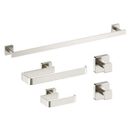 Fusion 5 Piece Bathroom Hardware Set 1