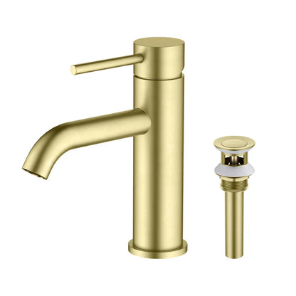 Single-Handle Bathroom Sink Faucet w/ Pop-Up Drain – Value Collection (F201)