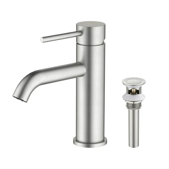 Single-Handle Bathroom Sink Faucet w/ Pop-Up Drain – Value Collection (F201)
