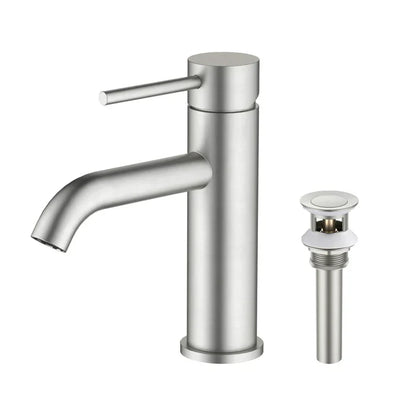 Single-Handle Bathroom Sink Faucet w/ Pop-Up Drain – Value Collection (F201)