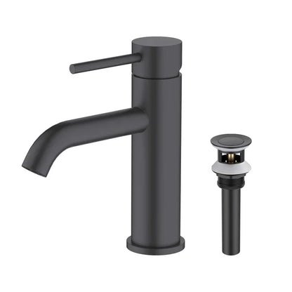 Single-Handle Bathroom Sink Faucet w/ Pop-Up Drain – Value Collection (F201)