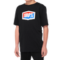 100% Youth Official T-Shirt - Black - XL 20001-00003
