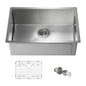 28" Handcrafted Undermount Single Bowl 16 gauge Stainless Steel Kitchen Sink